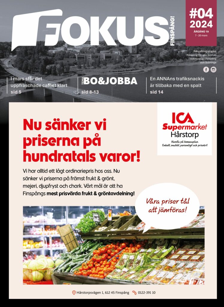 Framsida Fokus Finspång tidning