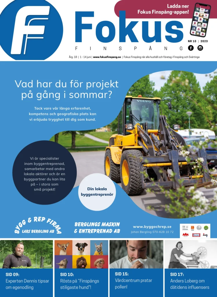 Framsida Fokus Finspång tidning