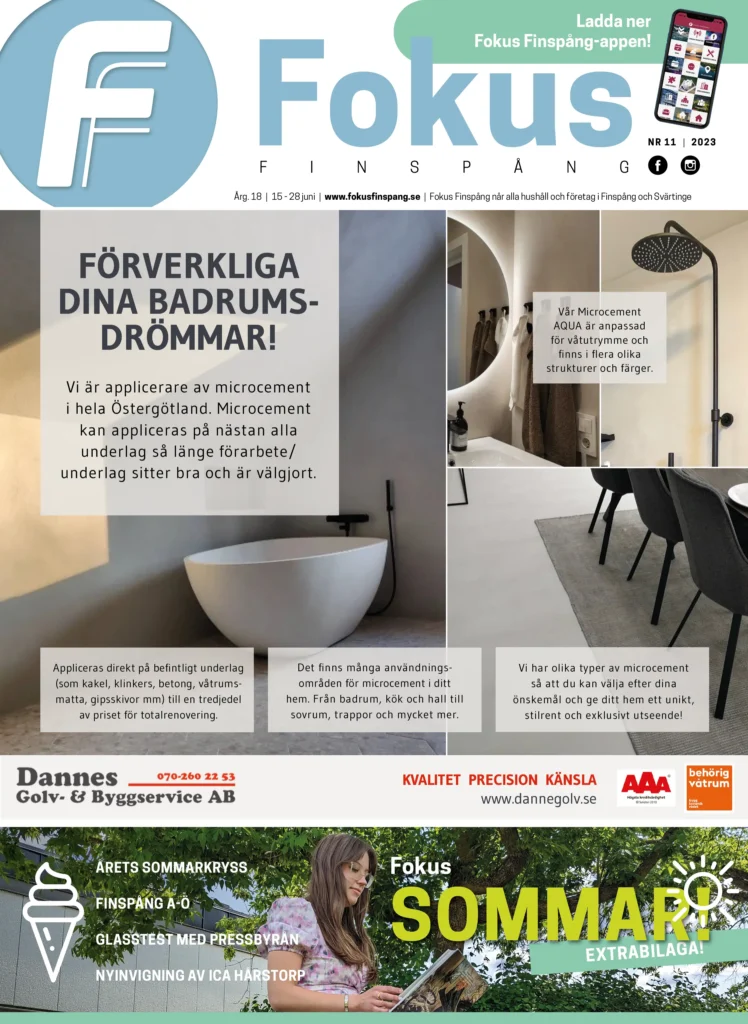 Framsida Fokus Finspång tidning