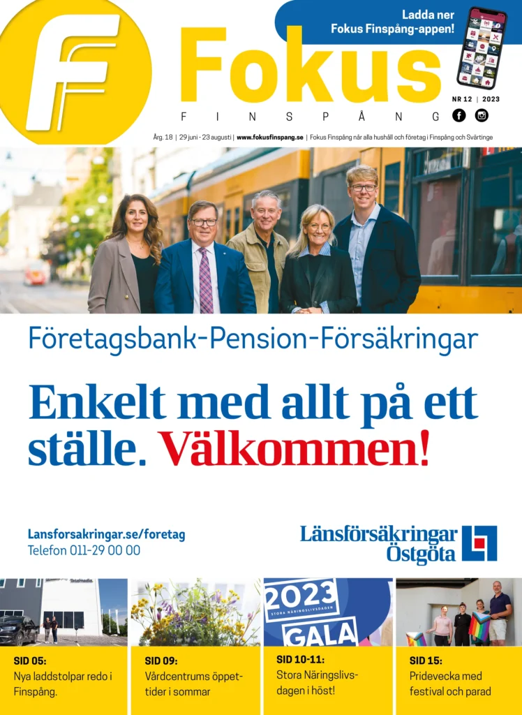 Framsida Fokus Finspång tidning