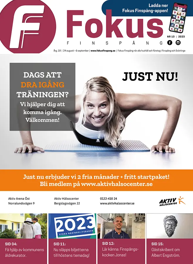 Framsida Fokus Finspång tidning