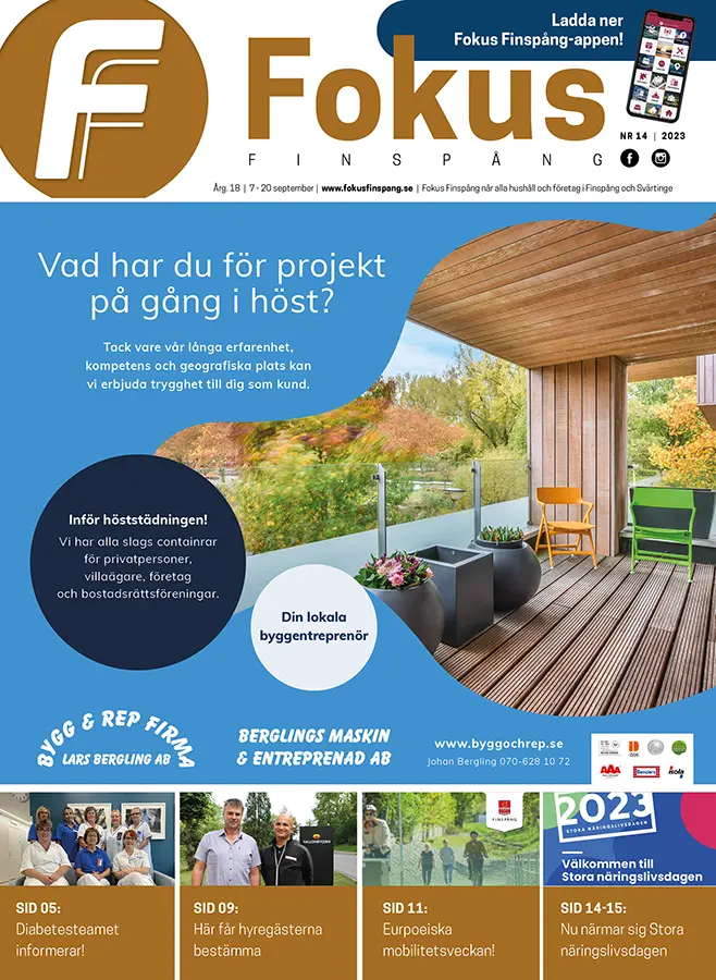 Framsida Fokus Finspång tidning