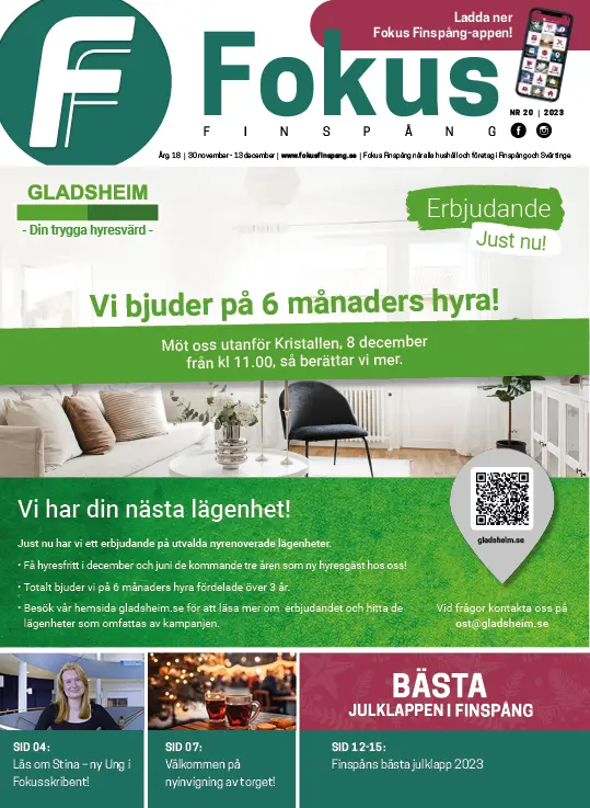 Framsida Fokus Finspång tidning