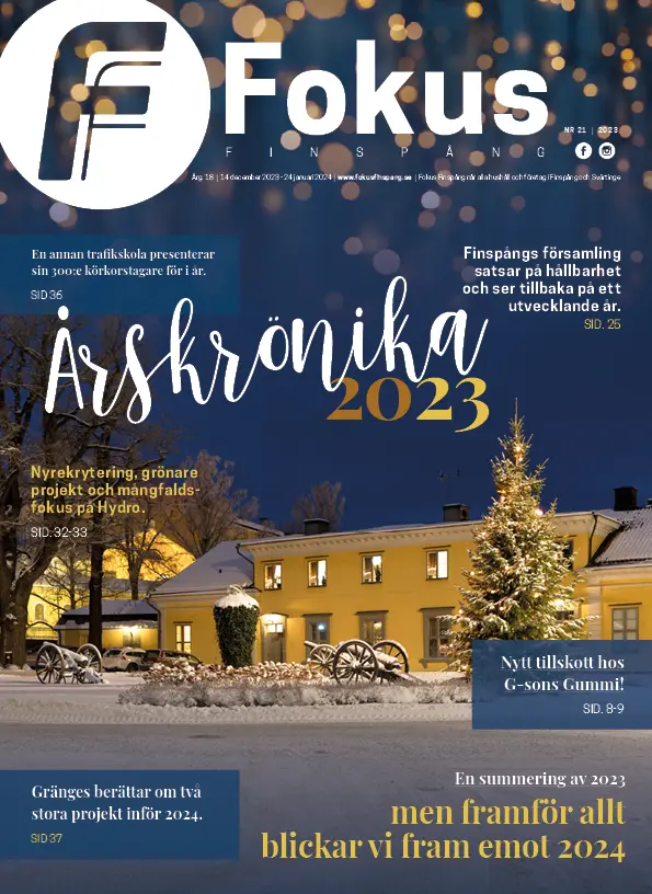 Framsida Fokus Finspång tidning