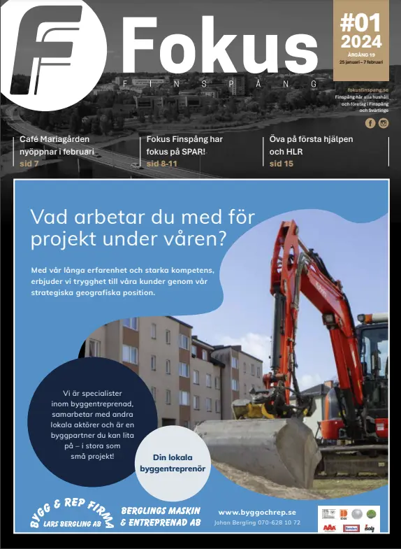 Framsida Fokus Finspång tidning
